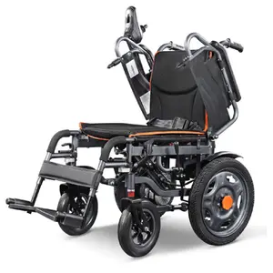 הליכון לכסא גלגלים חשמלי כיסא גלגלים אלקטרוני קל משקל מתקפל כסאות גלגלים חשמליים לנכים