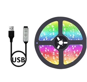 5V 3M 24 teclas IR Control remoto LED 5050 Flexible RGB LED Strip Light <span class=keywords><strong>Kit</strong></span> Interior USB IP65 Light Strings Decoración - Product Image 2