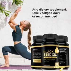 Vitahealthy Private Label Zwarte Zaadolie <span class=keywords><strong>Capsules</strong></span> Zwarte Zaadolie Zachte <span class=keywords><strong>Capsules</strong></span> Zwarte Zaadolie Koudgeperste <span class=keywords><strong>Capsules</strong></span> - Product Image 6