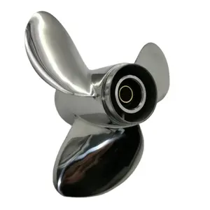 Marine Propellers 9.9-15HP 9 1/4X12-J STAINLESS STEEL Boat Marine OUTBOARD PROPELLER 3 Blades Propeller Matched YAMAHA Engine