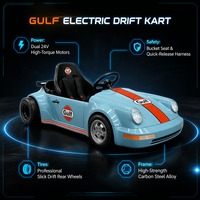 Kart électrique pour enfants Gulf Racing 2500W 72V avec batterie au lithium 260x160x90cm, kart à pédales pour enfants, parc d'attractions, vente en gros