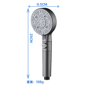 High <strong>Quality</strong> Abs Plastic Rainfall Hand Shower Head Water Saving Rain Shower for Bathroom Easy Installation Box Packing - Product Image 2