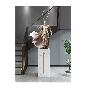 Oferta Especial: Estatua de Resina de Gorila Rey de los Monos, Figura Histórica de Sun Wukong, Rey <span class=keywords><strong>Kong</strong></span> de Fibra de Vidrio, Decoración DIY para el Hogar - Product Image 1