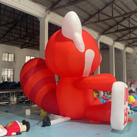 Costume de mascotte géante Kinqee pour femmes, vêtement gonflable imprimé numériquement pour adultes, idéal pour les festivals et les grands supermarchés à Shanghai