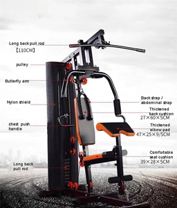 Macchina Commerciale Multifunzione a Stazione Singola per Pressa Petto Spalle, Attrezzatura per Allenamento della Forza per Palestre Domestiche e Studi Fitness - Product Image 2