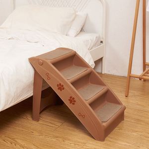 ราคาโรงงาน บันไดพับได้สำหรับสุนัขและลูกสุนัข 2 in 1 บันไดและทางลาดพับได้ <span class=keywords><strong>3</strong></span> ขั้น สำหรับเตียงและรถยนต์ แข็งแรงและมั่นคง - Product Image 5