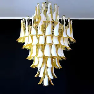 Interior Fancy LED Pendant Lamp Customized Colorful Large Lighting Modern Glass Chandelier Light