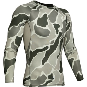Camiseta de Manga Larga para Hombre, con Estampado de Camuflaje por Transferencia Térmica, Compresión, Rendimiento, Ecológica, de Secado Rápido, Precio al por Mayor, Personalizable - Product Image 1