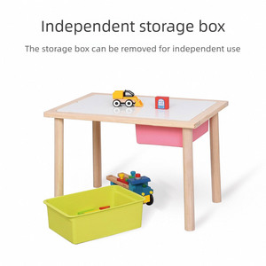 Ensemble de meubles de salle à manger pour enfants, table et chaise en bois pour l'apprentissage en classe, garderie, enfants, <span class=keywords><strong>maternelle</strong></span>, école <span class=keywords><strong>maternelle</strong></span>, école primaire - Product Image 2
