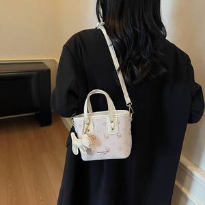 Sac à main seau imprimé haut de gamme pour <span class=keywords><strong>femme</strong></span>, nouvelle collection 2025, polyvalent, tendance, avec fermeture éclair, pour le transport de légumes, sac bandoulière transfrontalier - Product Image 4