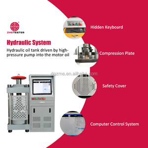 Yüksek kaliteli profesyonel beton çimento basınç test cihazları beton için yarı otomatik sıkıştırma makinesi - Product Image 3