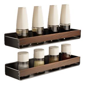 Étagère et support de rangement mural en métal moderne résistant à la rouille pour salle de bain et cuisine - Product Image 5