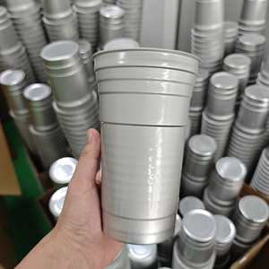 Vaso de Cerveza de Aluminio Ligero, Reciclable, de Color Personalizado, para Bebidas Frías, para Fiestas al Aire Libre, Producto Nuevo de Fábrica al por Mayor - Product Image 1
