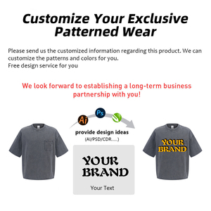 เสื้อยืดแขนสั้นผู้ชายสไตล์วินเทจซัมเมอร์ ผ้าฝ้าย 100% ขอบเสื้อเจียรแต่งมุมเฉียง มีกระเป๋าเสื้อ - Product Image 4