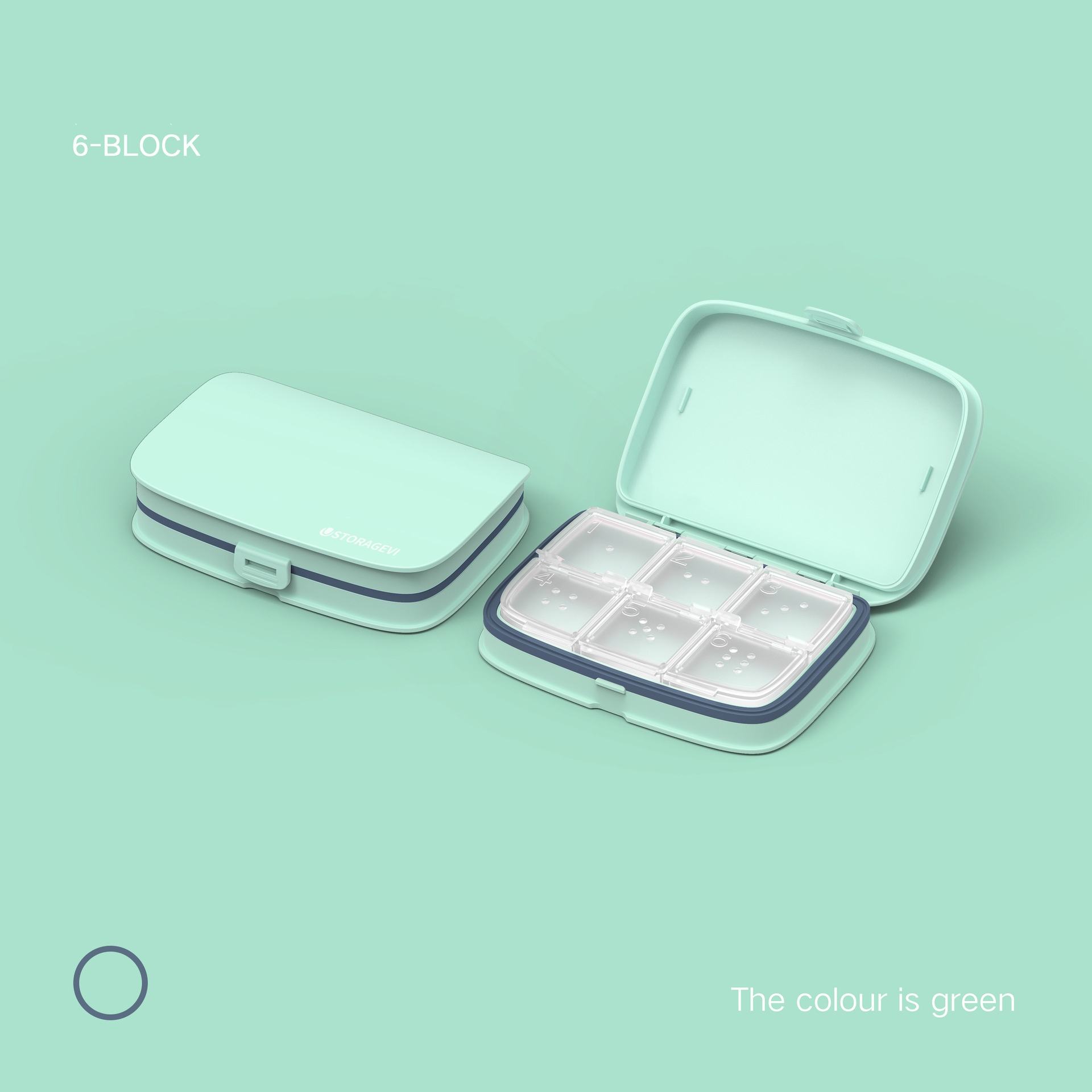 สีเขียว-6บล็อก