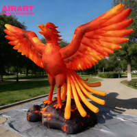 Nouveaux animaux gonflables géants de phénix - Jouet animal en ballon de phénix et décoration de ballon animal pour les défilés et les fêtes