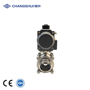 Válvula de Bola Neumática de 3 Piezas DN15-DN100 a Prueba de Explosiones Q611F-16P de Alto Caudal para una Gestión Eficiente Contras de la Durabilidad - Product Image 4