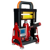 Pressa Idraulica Manuale Jeyon Laser da 5 Tonnellate con Doppia Piastra Riscaldante da 600W, Stampante per Etichette in Resina, Disponibile in Stock UE