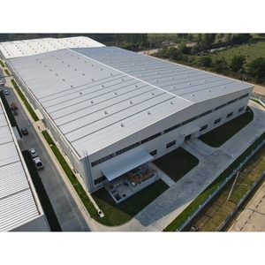 Taller/Almacén de Estructura de Acero Adaptable al Terreno, Apto para Sitios de Construcción Planos y Irregulares - Product Image 1
