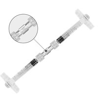 Connecteur médical stérile en plastique, connecteur de seringue Luer, adaptateur Luer Lock, connecteur à filetage Luer