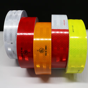 Cinta Reflectante de Grado Diamante en Rollo, Certificada CE RoHS, Alta Intensidad, Resistente al Agua y a los Rayos UV, Roja, Amarilla, Blanca - Product Image 5