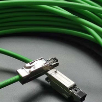 Profinet-Cable de red Industrial, Earthnet IP67 de conector impermeable, modelo grafibus, M12, 4P, D, código a RJ45, Profinet