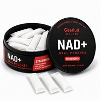 OEM ODM NAD+ Focus Oral Pouches dengan Kafein Alami untuk Meningkatkan Kesehatan Metabolisme Alpha GPC L-Theanine Pouch