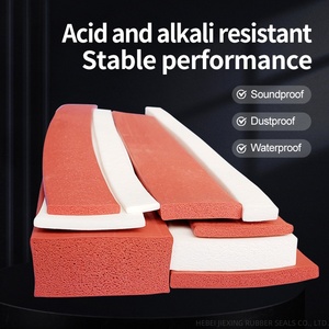 Kích thước tùy chỉnh Silicone bọt Dải chịu nhiệt Bọt Biển Dây ép đùn tròn/Vuông/phẳng bọt Silicone miếng bọt biển con dấu cao su dải - Product Image 3