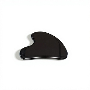 Planche Gua Sha en acier inoxydable 420 en forme de cœur pour massage facial et soin de la peau - Product Image 1