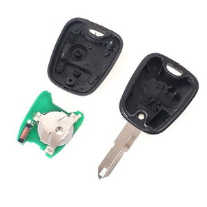 Clé de voiture intelligente de remplacement <span class=keywords><strong>PEUGEOT</strong></span> <span class=keywords><strong>206</strong></span>, 2 boutons, lame NE73, télécommande 433 MHz avec puce transpondeur PCF7961 - Product Image 5