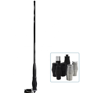 เสาอากาศเคลื่อนที่แบบสปริงบาร์เรล VHF/UHF 6.5dBi สำหรับงานหนัก ทำจากไฟเบอร์กลาส สำหรับวิทยุดิจิตอล 4G 5G พร้อมหัวต่อ PL259 - Product Image 4