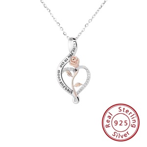 Collar de Plata de Ley S925 con Colgante de Flor de Circonio, Elegante y Sencillo, Venta al por Mayor de Fábrica, Joyería Fina para Mujer - Product Image 5