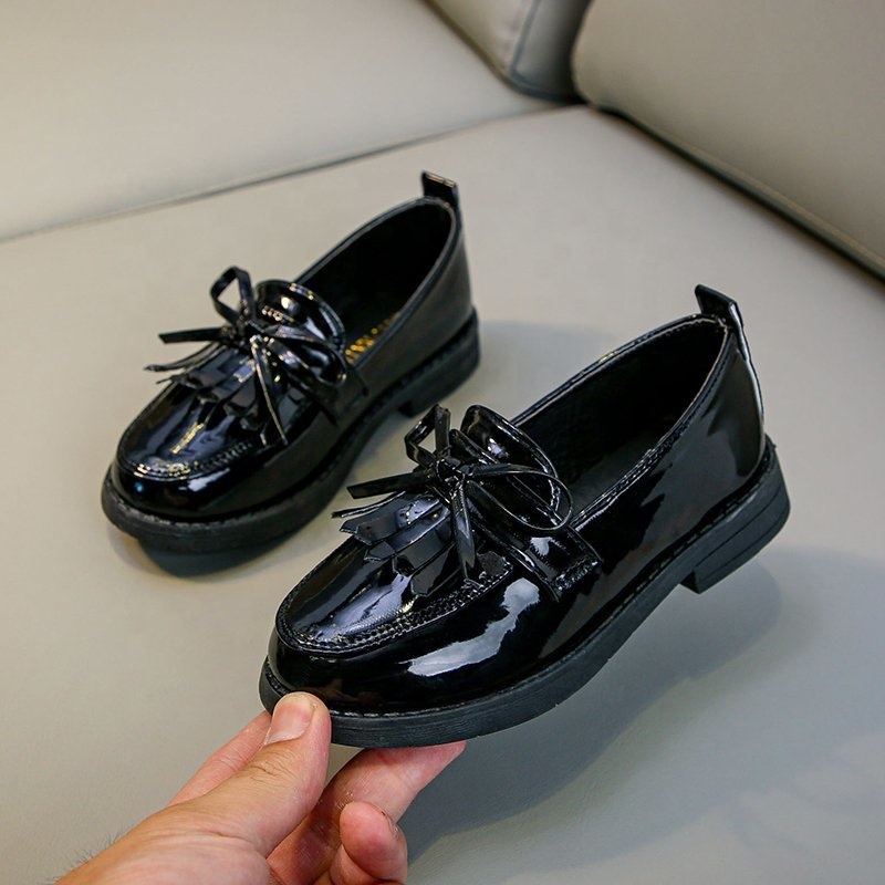 Children's Casual Shoes Wholesale And Customize Mary Jane Black School Shoes For Girls