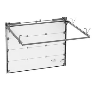 Puerta de Garaje Seccional Industrial Moderna Automática de Acero Aislada con Elevación Vertical y Deslizamiento, Prevención de Incendios - Product Image 2