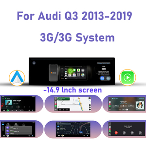 Lecteurs vidéo pour voiture Android 14, Carplay pour <span class=keywords><strong>AUDI</strong></span> <span class=keywords><strong>Q3</strong></span> 2013-2019, lecteur multimédia Androidauto 14,9 pouces, navigation GPS, écran intelligent DSP - Product Image 1