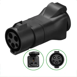 Adaptateur de prise universel J1772 vers AC EVSE adaptateur de connecteur de chargeur de voiture et Type 2 vers européen pour moto électrique 220V