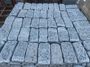 Tự nhiên mè đen <span class=keywords><strong>grey</strong></span> <span class=keywords><strong>Granite</strong></span> giảm Cubes <span class=keywords><strong>Cobble</strong></span> cho wallstone gạch ốp tường Veneer Lát sàn - Product Image 5