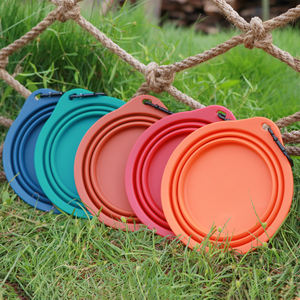 Sunraymascota-Comederos para mascotas con logotipo personalizado MOQ bajo, cuenco portátil para mascotas, cuenco plegable de silicona para perros para viajes - Product Image 4