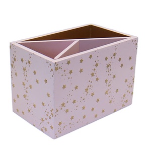 Simple and creative wood house multi-function pencil holder pen holder for child kids gift