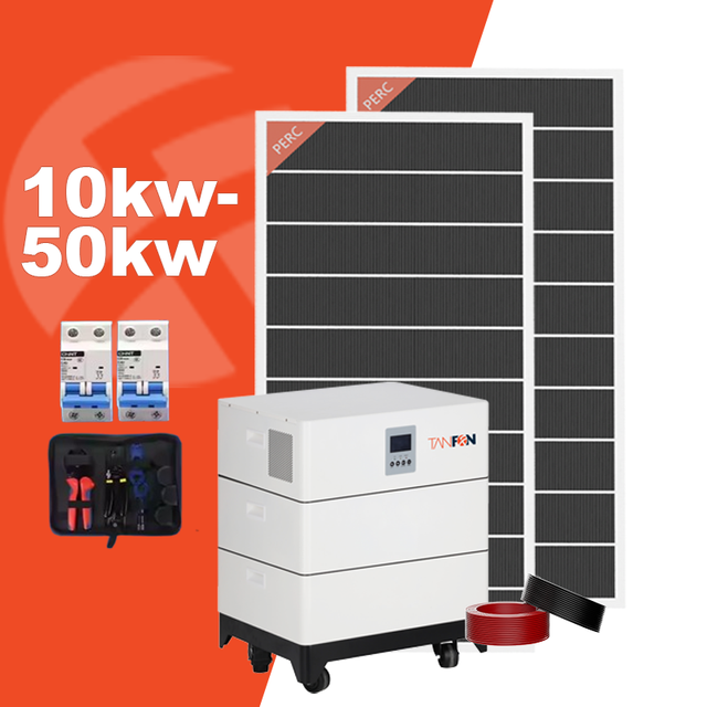 Solar Kit Full Set Price 8000W 10000 Watts Solar Home System Tanfon Lithium Battery