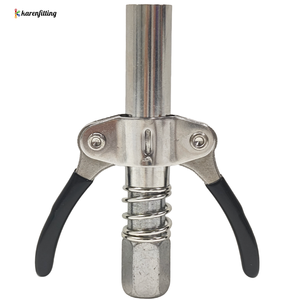 Acoplador de pistola de engrase de alta presión con bloqueo, boquilla manual para bomba de engrase, boquilla de engrase de doble mango - Product Image 4