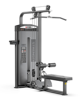 Prix usine Appareil de musculation commercial 2-en-1 à charges par broches en acier pour Lat Pulldown et Rameur, certifié CE ISO, pour exercices du dos