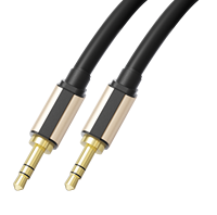 Cable de Audio Estéreo de 3.5mm Macho a Macho, Conector Chapado en Oro, Material de PVC, Sonido de Alta Fidelidad para Teléfono, Computadora, Automóvil, Escáner de Código de Barras