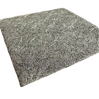Feutres en fibre frittée de titane avec revêtement au platine 0,25 mm 0,4 mm, feutre en fibre de platine-titane pour cellule électrolytique PEM JiaHong JHTFF Haute qualité