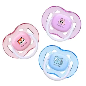 Coffres-forts en Silicone bébé sucette OEM réutilisable nouveau-né Animal imprimé Offre Spéciale Ins sans BPA bébés dentition avec couvercle - Product Image 6