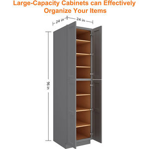 מטבח ארון מטבח אמריקאי מותאם אישית ריהוט ארונות עם דלת שייקר דלת מגירה מוצקה גבוהה במזווה - Product Image 2