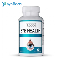 Complément Alimentaire OEM ODM pour la Santé Oculaire, 60 Capsules, Lutéine, Zéaxanthine, Extrait de Myrtille, Soulage la Fatigue Oculaire, la Sécheresse Oculaire, Favorise la Santé Visuelle