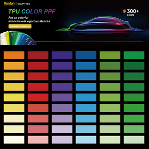 Película de protección de pintura de Color PPF TPU autocurativa de gran venta, películas de envoltura de <span class=keywords><strong>coche</strong></span> antiarañazos metálicas de alto brillo antiarañazos - Product Image 2