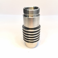 Radiateur de qualité industrielle en acier inoxydable usiné CNC à cinq axes, résistant à la corrosion et à haute conductivité thermique