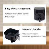 Friteuse à air numérique multifonctionnelle 7L, appareil de cuisson professionnel sans huile pour la maison